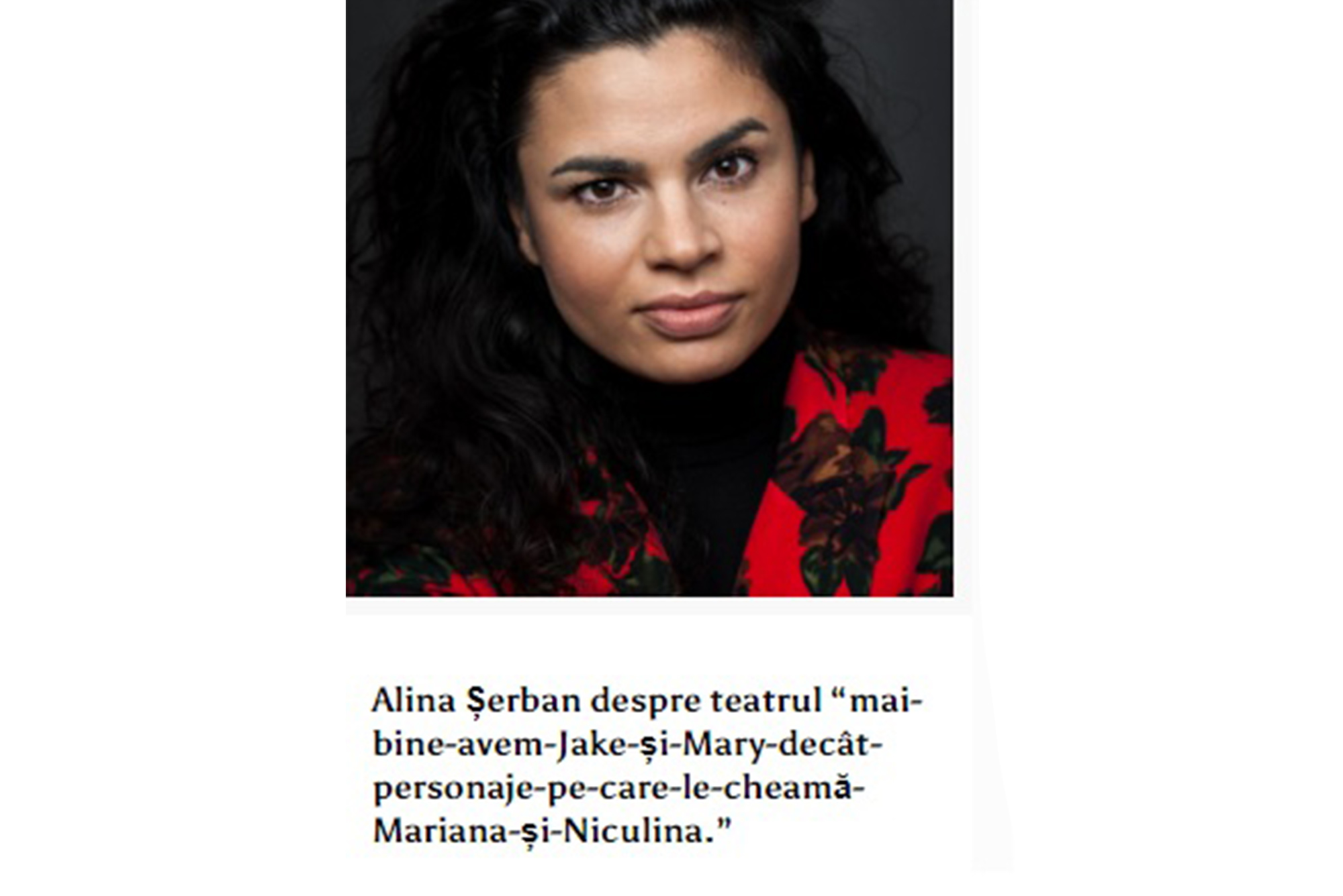 atitualina serban atitudini in treatrul romanesc leta popescu